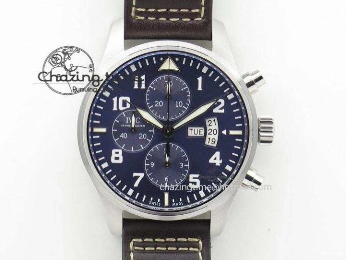 MIROTIME 0405 Mark XVII Le Petit Prince MK Maker 1:1 Best Edition SS Blue Dial A2892 On Brown Leather Strap GoodFit 7379